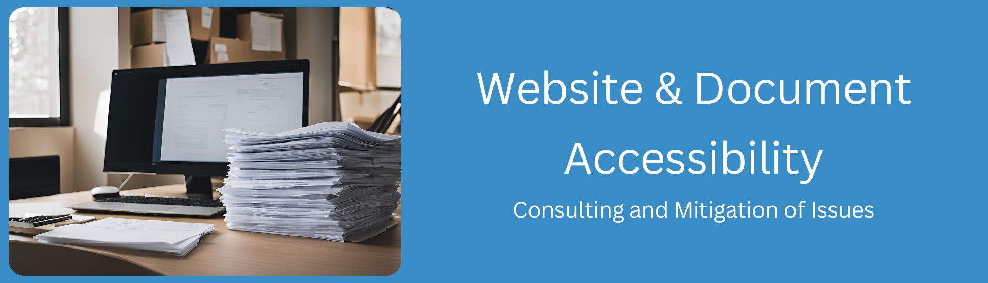 Website & Document Accessibility - Consulting and Mitication of issues